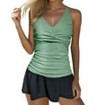 thumbnail image 1 of YuYuBao Womens Tankinis Swimsuits Tummy Control Swim Tops With Skirts Two Piece Swimsuits Ladies Swimwear Bathing Suits, 1 of 5