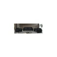 thumbnail image 4 of Meridian Furniture Sloan Black Velvet Fabric Loveseat, 4 of 17