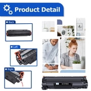 A AZTECH 83A 83X Toner Cartridge Compatible for 83A CF283A CF283X LaserJet Pro MFP M127fw M127fn M225dn M225dw LaserJet Pro M201dw M201n Printer (Black, 2-Pack)