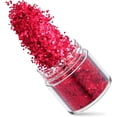 thumbnail image 3 of DEBGFS Paillettes Holographiques Rouges Épaisses Fines Festival Cosmétique Paillettes Épaisses Ongles Corps Visage Fard à Paupières Cheveux Résine Paillettes Dégradé Paillettes Scintillantes Flocons Hexagone Arts et Artisanat Paillettes, 3 of 5