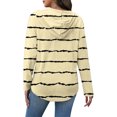 thumbnail image 4 of YueHuiYing Women's Hoodies Long Sleeve Sweatshirts Drawstring Pullover Tops with Pocket Casual Loose Blouses Tunic, 4 of 6