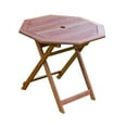 thumbnail image 1 of International Caravan Highland 30" Folding Patio Table in Stain, 1 of 2