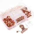 thumbnail image 4 of 1 Set of Office Paper Clips Decorative Thumb Tacks Multi-function Binder Clips Office Supplies, 4 of 9