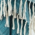 thumbnail image 4 of Teal Blue Woven 100% Poly Pet Throw Blanket, 4 of 4