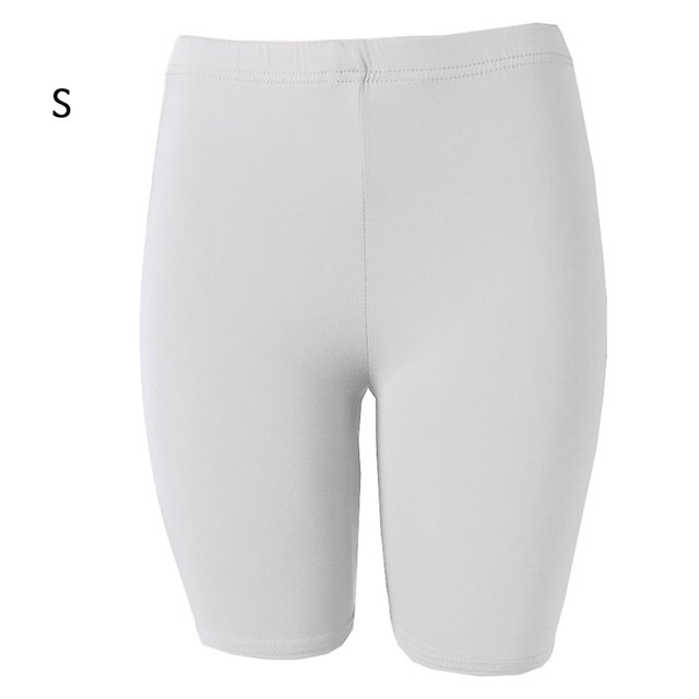 Leggings Fitness Sport Stretch Short Pants Mujer Pantalones de yoga, Blanco, S kenally AP002149-09