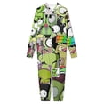 thumbnail image 3 of Invader Zim Unisex Onesie Pajamas Zipper Jumpsuit Hooded One Piece Sleepwear for Family Mens Womens, 3 of 8