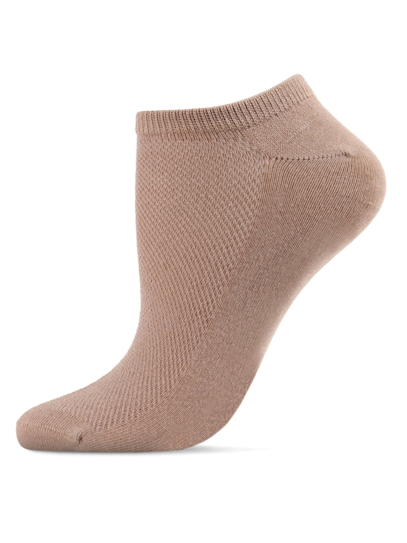 MeMoi Women's Organic Cotton Mesh-Top Breathable Liner Sock - Mens - Male -  Walmart.com