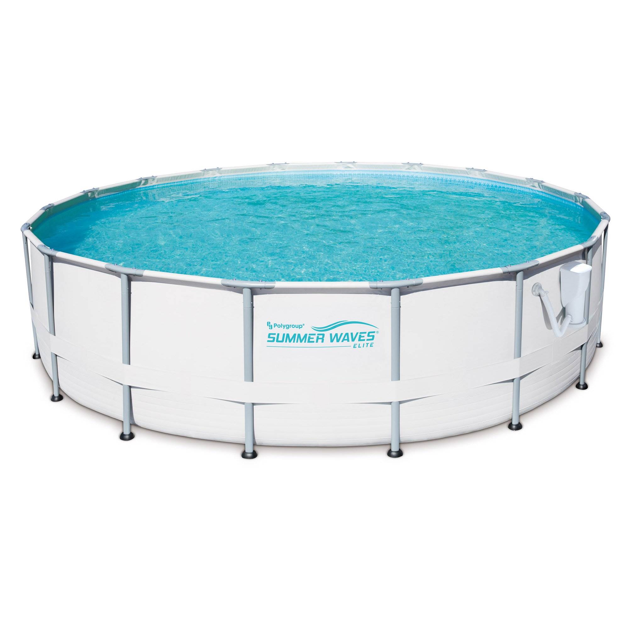 Summer Waves 18ft X 48in Elite Frame Above Ground Pool Set With Filter Pump Walmart Com