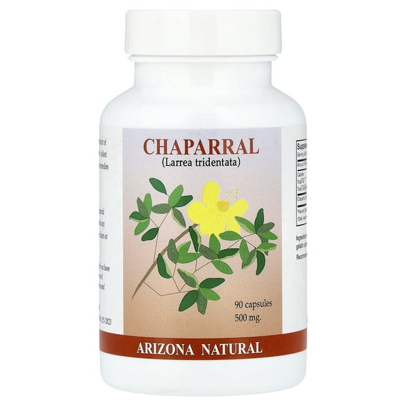 Arizona Natural Chaparral, 90 Capsules (250 mg per Capsule)