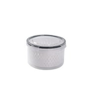 Fruit Vegetable Storage Containers For Fridge Draining Fresh Containers 3 In 1 Produce Storage Containers Large Organizer Bins With Lid & Colander