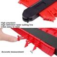 thumbnail image 4 of Multi-functional Contour Gauge, Woodworking Ruler, Widen Double Lock for Carpentry Assembling Tiles Floors Carpets, 4 of 7