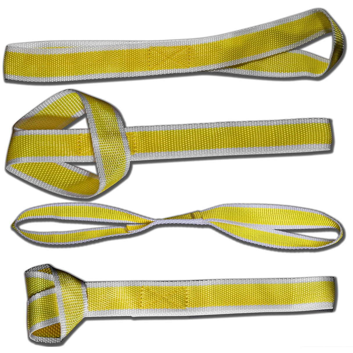 OxGord American Eagle Soft Loop TieDown Towing Straps 4,800 lb (4 Piece)