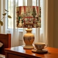 thumbnail image 6 of Linen Drum Lampshades Christmas Red Snowman Decorations Tree Vintage Porcelain Tea 13"x13"x10" Light Shade for Table Lamps Floor Lamp Shades Lampshade Replacement Assembly Required Gift, 6 of 8