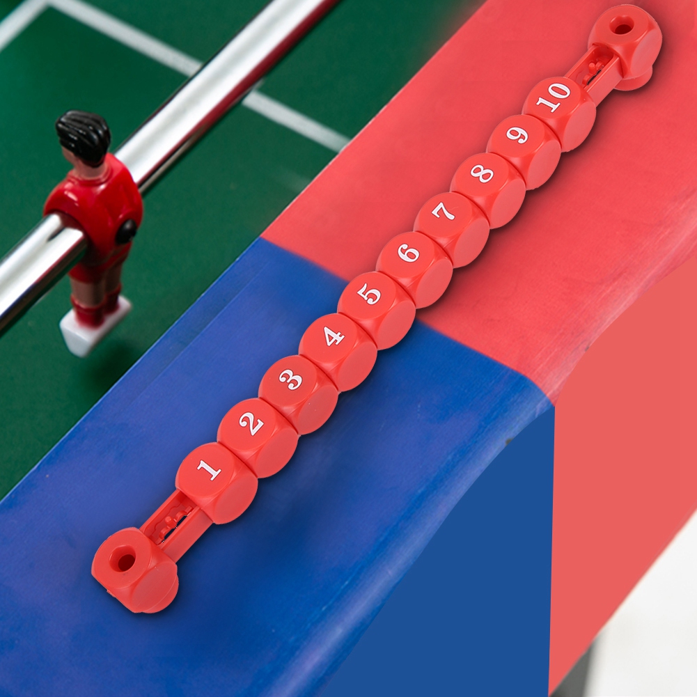 Mgaxyff Table Football Counter,2 Pcs Blue Red Mini Multi Function Table