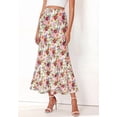 thumbnail image 3 of BTFBM Maxi Skirts for Women Summer Spring Boho Lightweight A Line High Waisted Wedding Guest Party Silk Midi Skirt, 3 of 9
