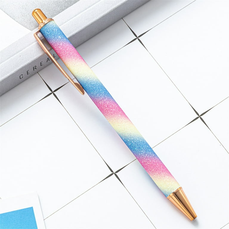 Biplut Ballpoint Pen with Lights Roller Flat Stamp Multi-use Blowable  Bubbles Smooth Writing School Supplies Plastic Cute Pattern Writing Pen for  School (Sky Blue） 
