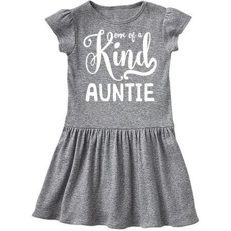 

Inktastic Gift for Aunts | One of a Kind Auntie (white) Gift Toddler Girl Dress