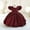 Red, variant on NAISIBABY Girls Princess Dress, Cute Bow Wedding Birthday Pageant Dress Bubble Sleeve Prom Maxi Dress Khaki 3T