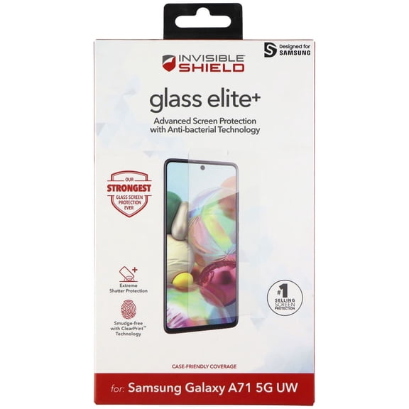 ZAGG InvisibleShield (Glass Elite ) for Samsung Galaxy A71 5G UW - Clear