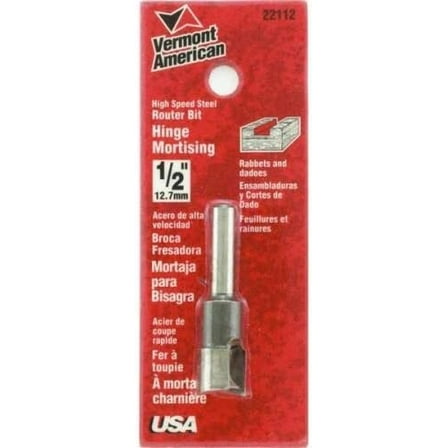 Vermont American 23110 Bit Hing Mort 1/2"