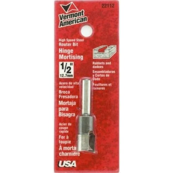 Vermont American 23110 Bit Hing Mort 1/2"