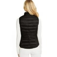 thumbnail image 3 of Love Tree Women's Juniors Cropped Packable Travel Puffer Vest (Black, Small), 3 of 4