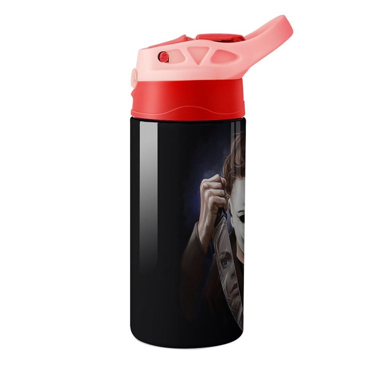 Burbuja Skeleton Guitar Stainless Steel Water Bottle - 32oz Vacuum Insulated, Leak Proof, Straw Lid
