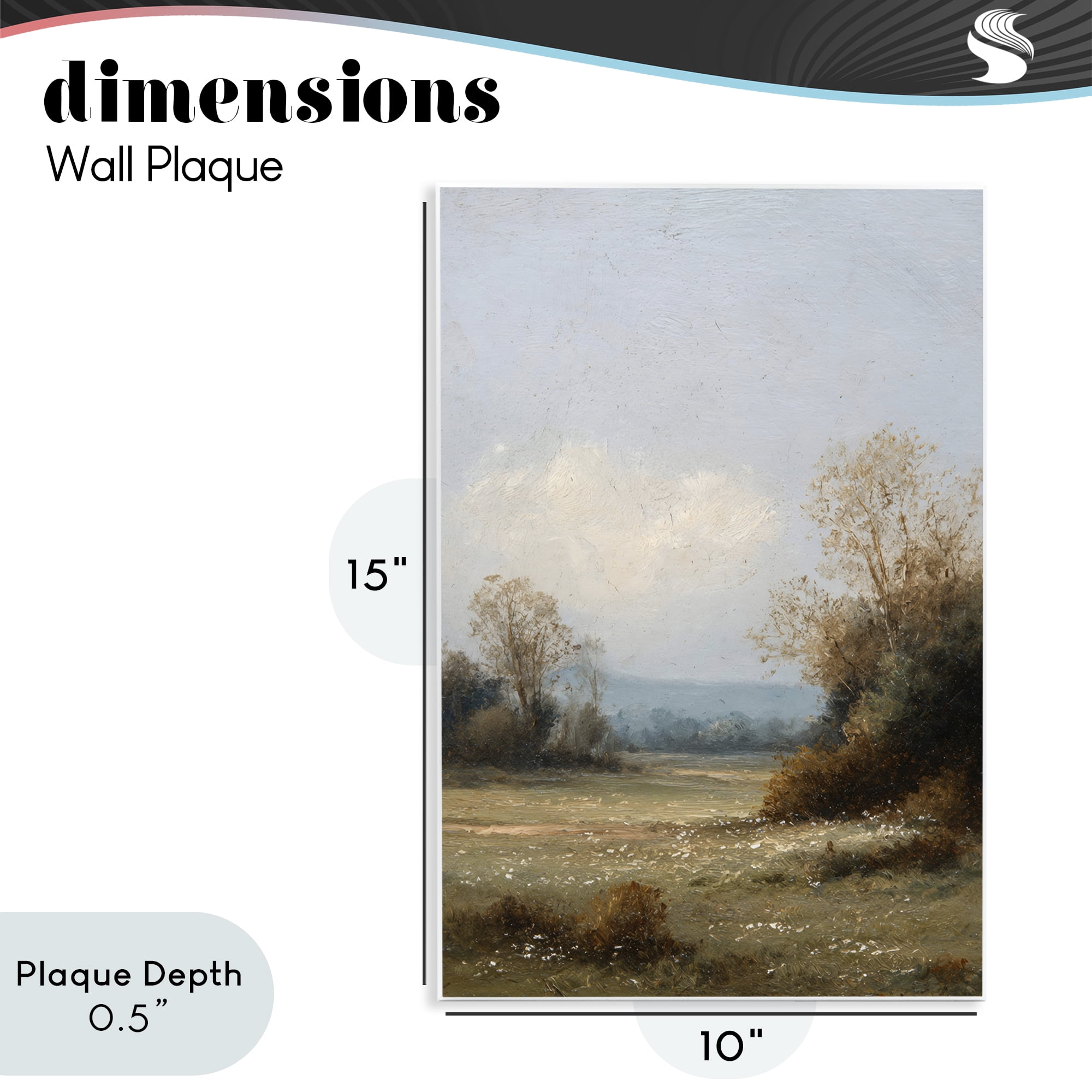 Stupell Industries Silent Little Meadow Wall Plaque Art, design by Petal Prints Design