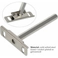 thumbnail image 3 of 8Pcs Metal Floating Shelf Brackets Wall Mounted Discreet Shelf Brackets Storage Shelf Support Invisible Floating Shelf Brackets, 3 of 5