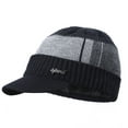 thumbnail image 4 of ITFABS Male Hat Scarf Set, Hat Thick Fleece Lined Winter Skull Cap Scarf Sets, 4 of 8