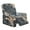 Black-Marble Pattern, variant on Kuiaobaty Marble Print Reclining Slipcover for Living Room Breathable Recliner Chair Cover with Elastic Bottom Washable Reclining Couch Cover Durable Recliner Sofa Slipcover