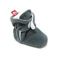 thumbnail image 5 of Wrapables? Fleece Baby Booties with Anti-Skid Bottoms, Gray, 0-6 M, 5 of 5