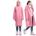 thumbnail image 3 of Imperméable Portable Eva Voyage Extérieur Transparent Ponchos de Pluie à Capuche, 3 of 5