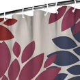 thumbnail image 3 of Red and Blue Floral Pattern Shower Curtain 36"x72" ,Bathroom Decorative Shower Curtains Set with 12 Hooks,Modern Waterproof Washable Shower Curtain, 3 of 6