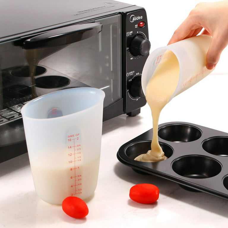 250ml Silicone Measuring Cup Resin Glue DIY Tool Jewelry Measuring Cup  spoon 