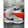 thumbnail image 2 of N I-K-E Air Force 1 High LV8 'Chenille Fluff Swoosh Shoe Size 11.5 Grey 806403-015, 2 of 6