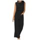 thumbnail image 2 of Puntoco Conjunto de dos piezas de pantalones anchos sin mangas y cuello redondo informal a la moda para mujer Puntoco Puntoco-5672, 2 of 6