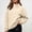 A1 Beige, variant on MSJUHEG Mockneck Sweatshirt for Women Light Long Sleeve Turtleneck Tops Stand Collar Hoodless Loose Fit Tops Baggy Sweatshirt Trendy Women's Athletic Hoodies A1 Beige L