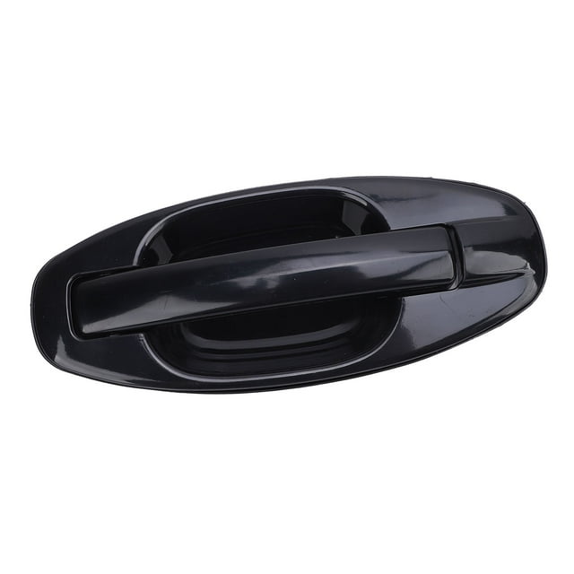 Poignée de Porte Extérieure, Élégante Poignée de Porte Extérieure Noire, Construction en Plastique Robuste Prise Confortable Résistant à l'Abrasion, Poignée de Porte Extérieure pour Santa Fe 2001-2006, Facile à