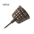 thumbnail image 2 of Linyer 10pcs Lid Basket Home Potted Plants Planting Accessories Small Storage Holder Mesh Case Box Fertilization Accessory coffee 4*6cm, 2 of 8