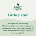 thumbnail image 2 of Simply Organic Turkey Rub, STF9&nbsp;Certified Organic | 2.43 oz, 2 of 3