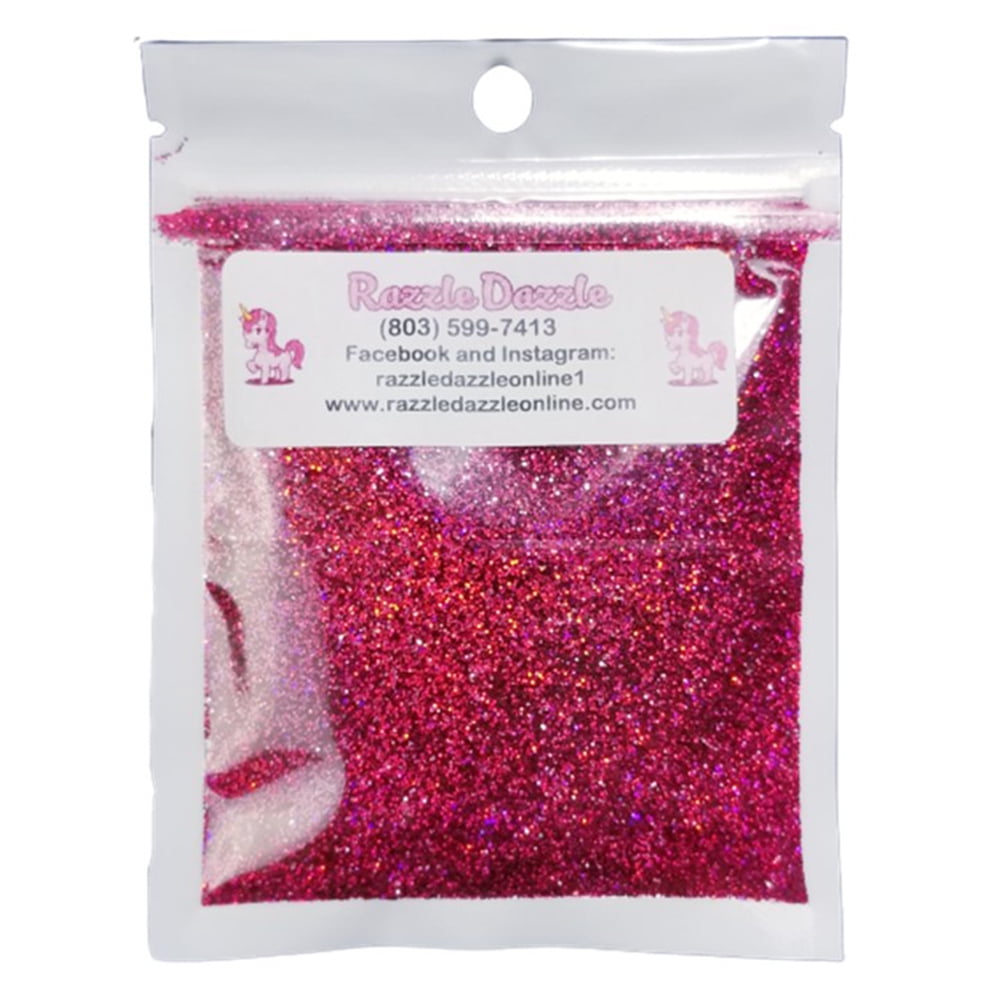 Razzle Dazzle Fruit Punch Deep Purple and Pink Glitter, Cut Size Fine