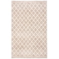 thumbnail image 2 of Safavieh Easy Care Dilara Cross Polyester Machine Washable Area Rug, Beige/Ivory, 5' x 8', 2 of 12