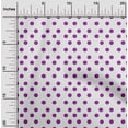 thumbnail image 2 of oneOone Viscose Chiffon Purple Fabric Polka Dot Dress Material Fabric Print Fabric By The Yard 42 Inch Wide, 2 of 4