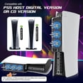 thumbnail image 2 of Cooling Fan for PS5 Cooler Fan for PS5 Accessories with LED Light and 3.0 USB Ports Fan Cooling Fan Compatible with PS5 digital version or CD version, 2 of 4