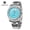 Silver Case Blue Surface Steel Belt, variant on New men's watch, waterproof, luminous, steel band, stylish ultra-thin men's watch, fashionable business trend men's wristwatch, men's wearable watch