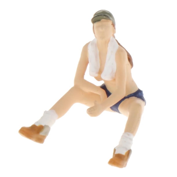 Muñeco a escala 1/64 pintado a mano con escenas de personas: reparador, trabajador. estilo3