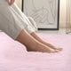 thumbnail image 5 of Alfombra verde turquesa de 160 x 152 cm, de pelo largo y suave para interiores, ideal para dormitorio, sala de estar o habitación infantil. Perfecta para habitaciones de niñas. Resistente al, 5 of 8