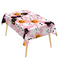 thumbnail image 5 of Duangreer Pink Halloween Rectangle Tablecloth, Party Decors Washable Table Cover with Waterproof Wrinkle Resistant, 60 x 120 Inch, 5 of 5