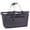 Black, variant on Collapsible Black Insulated Picnic Basket Tote Bag 27L Large Grocery Market Cooler
